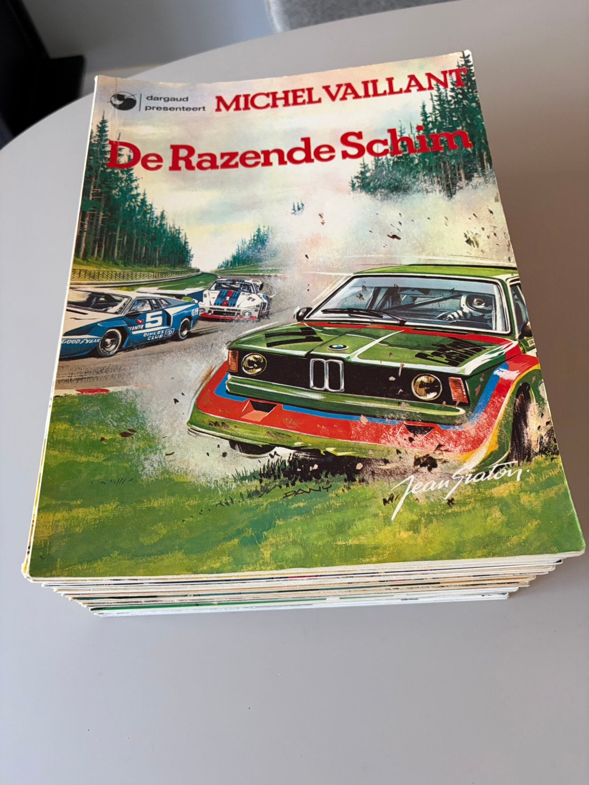 25 oude Michel Vaillant strips, Meerdere stripboeken, Ophalen of Verzenden, Gelezen