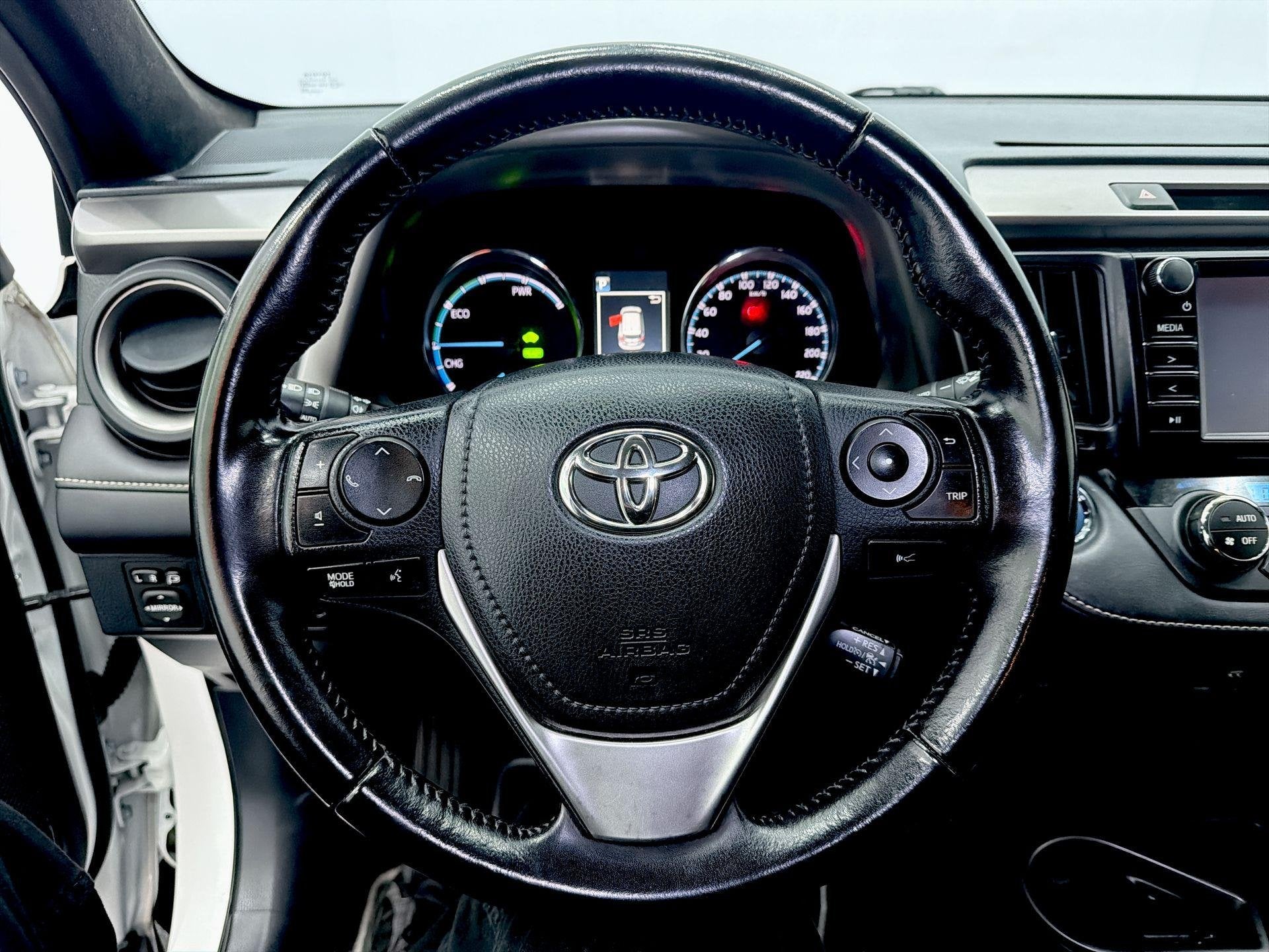 Toyota RAV4 2.5 Hybrid AWD Dynamic - Toyota-degelijkheid met, Auto's, Automaat, Stof, Gebruikt, Euro 6