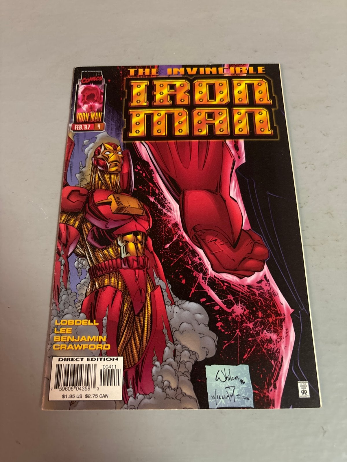 Iron Man Vol. 2 #4 (Feb. 1997) - Marvel Comics, Eén comic, Ophalen of Verzenden, Zo goed als nieuw, Amerika
