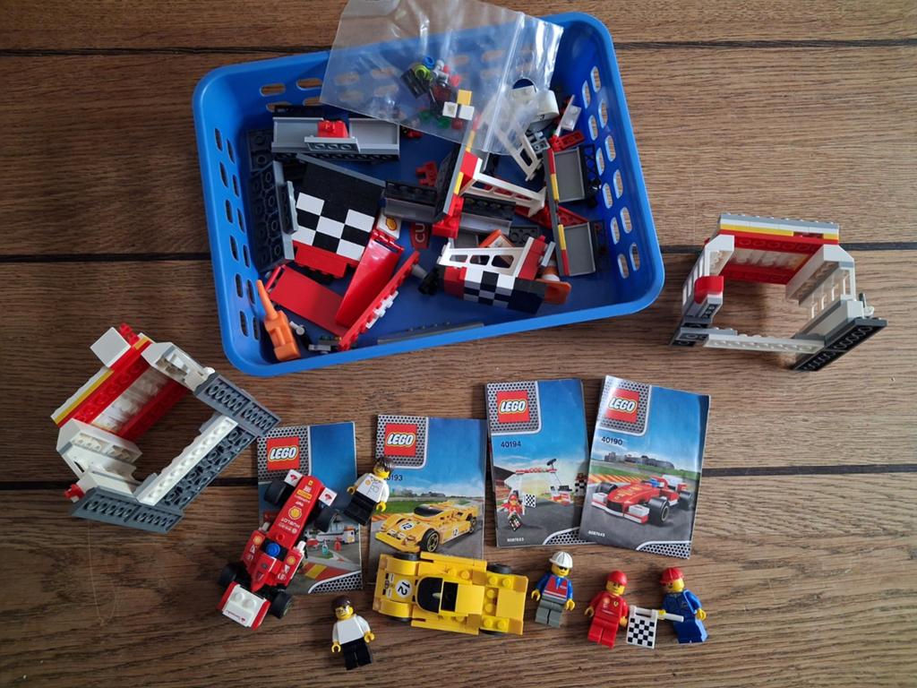 Lego Shell Racers met minifiguren figs, Kinderen en Baby's, Speelgoed | Duplo en Lego, Gebruikt, Lego, Ophalen of Verzenden, Inclusief minifiguren