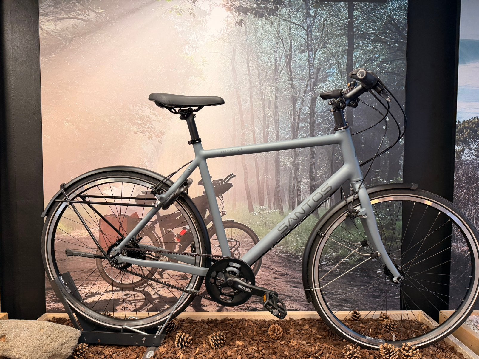 Nieuwe Santos trekking lite Rohloff/riem, 28 inch, 10 tot 15 versnellingen, Nieuw, 56 cm of meer