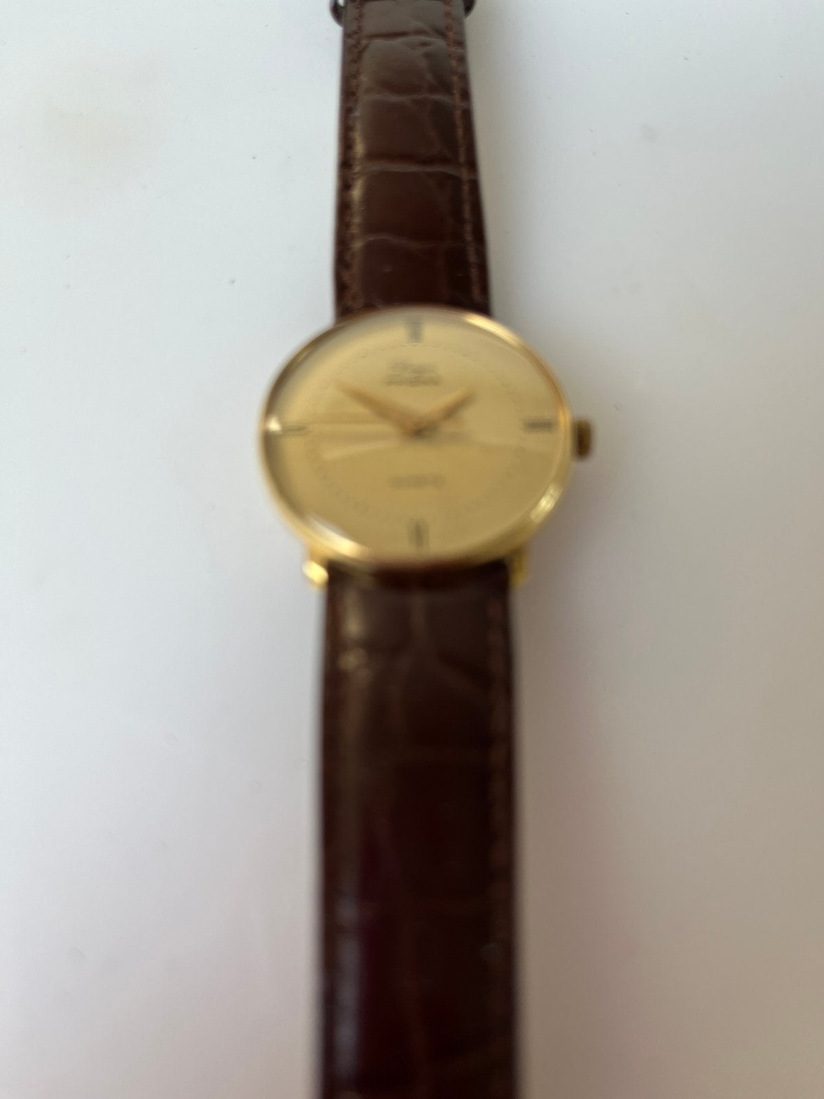 Prisma dames goudkleurig horloge, Overige merken, Staal, Polshorloge, Ophalen of Verzenden