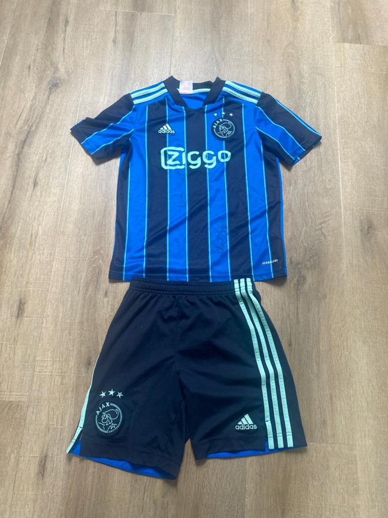 Ajax uit tenue 2022-2023 met handtekeningen, Groter dan maat XL, Ophalen, Gebruikt, Set