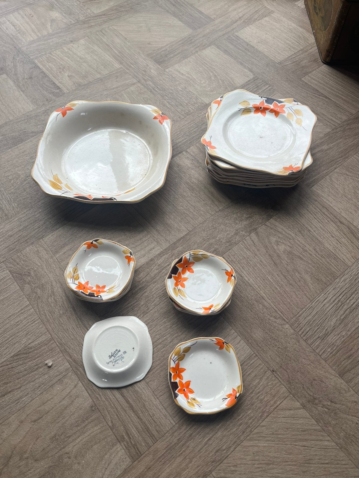 Solian Ware antiek gebakstel, Antiek en Kunst, Ophalen