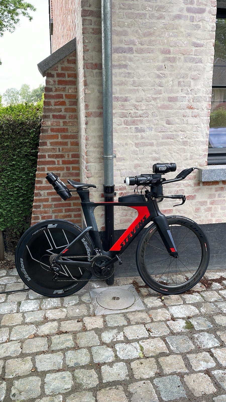 Stevens Volt tijdritfiets M veel extras, Fietsen en Brommers, Overige merken, 28 inch, Carbon, Velgrem