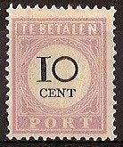 Suriname Port 11 ongebruikt 1892, Ophalen of Verzenden, Postfris