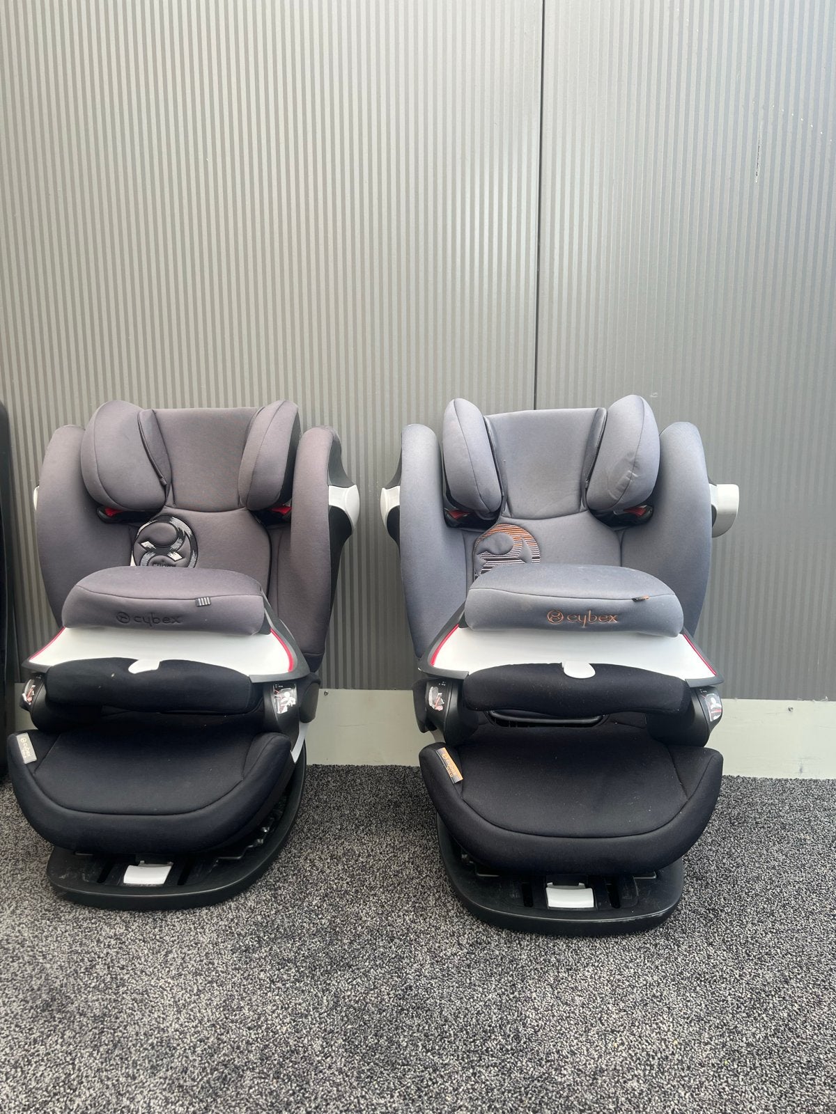 2x Cybex autostoel, Autogordel of Isofix, Gebruikt, Verstelbare rugleuning, 9 t/m 18 kg