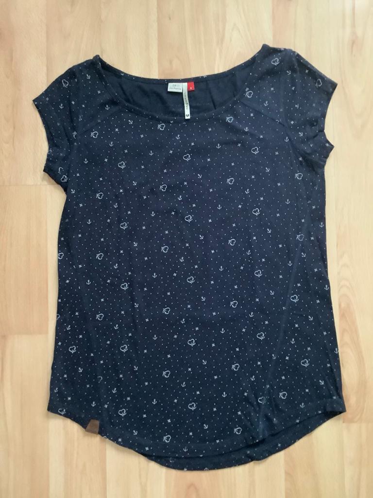 Ragwear top/shirt - Maat S, Blauw, Ophalen of Verzenden, Zo goed als nieuw, Korte mouw