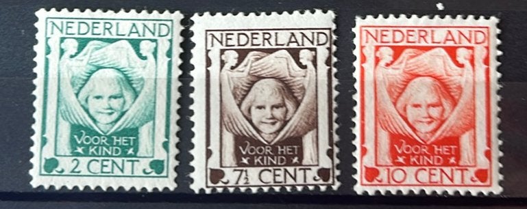 Kinderserie 1924 ongebruikt, Verzenden, T/m 1940