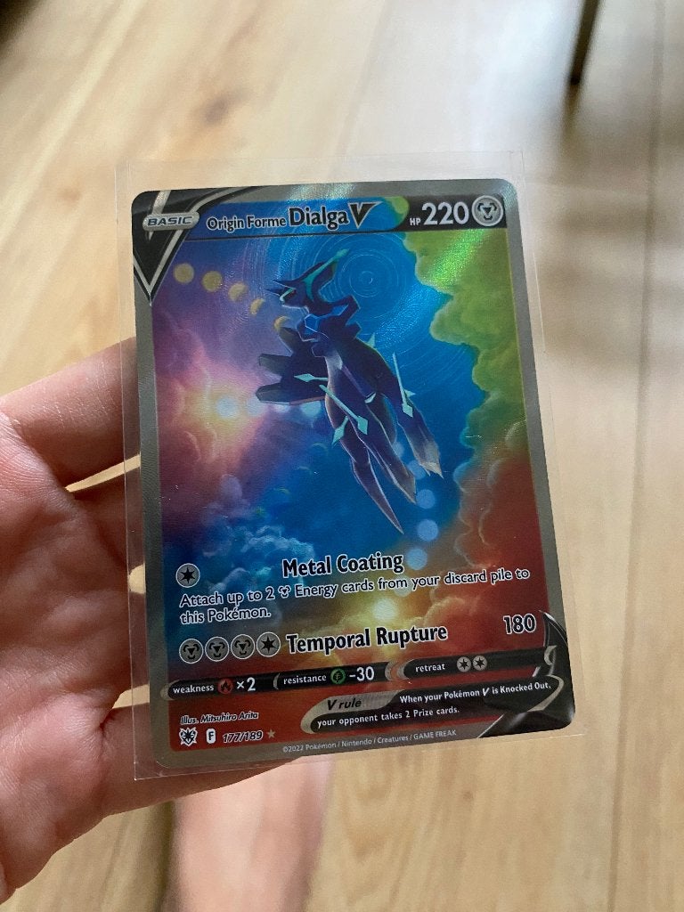 Origin Forme Dialga V, Hobby en Vrije tijd, Ophalen of Verzenden, Zo goed als nieuw, Losse kaart, Foil