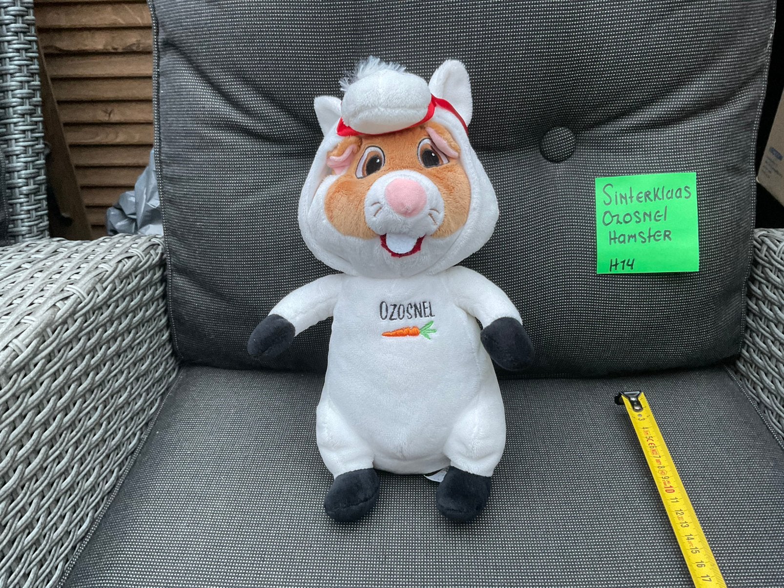 Nieuwe zgan Sinterklaas Ozosnel hamster knuffel Albert Heijn, Albert Heijn, Ophalen