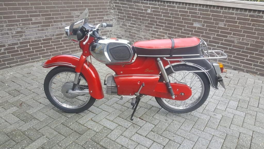 Kreidler Florett met motor kenteken, Fietsen en Brommers, Brommers | Oldtimers, 80 cc, 5 versnellingen, Ophalen, Overige merken