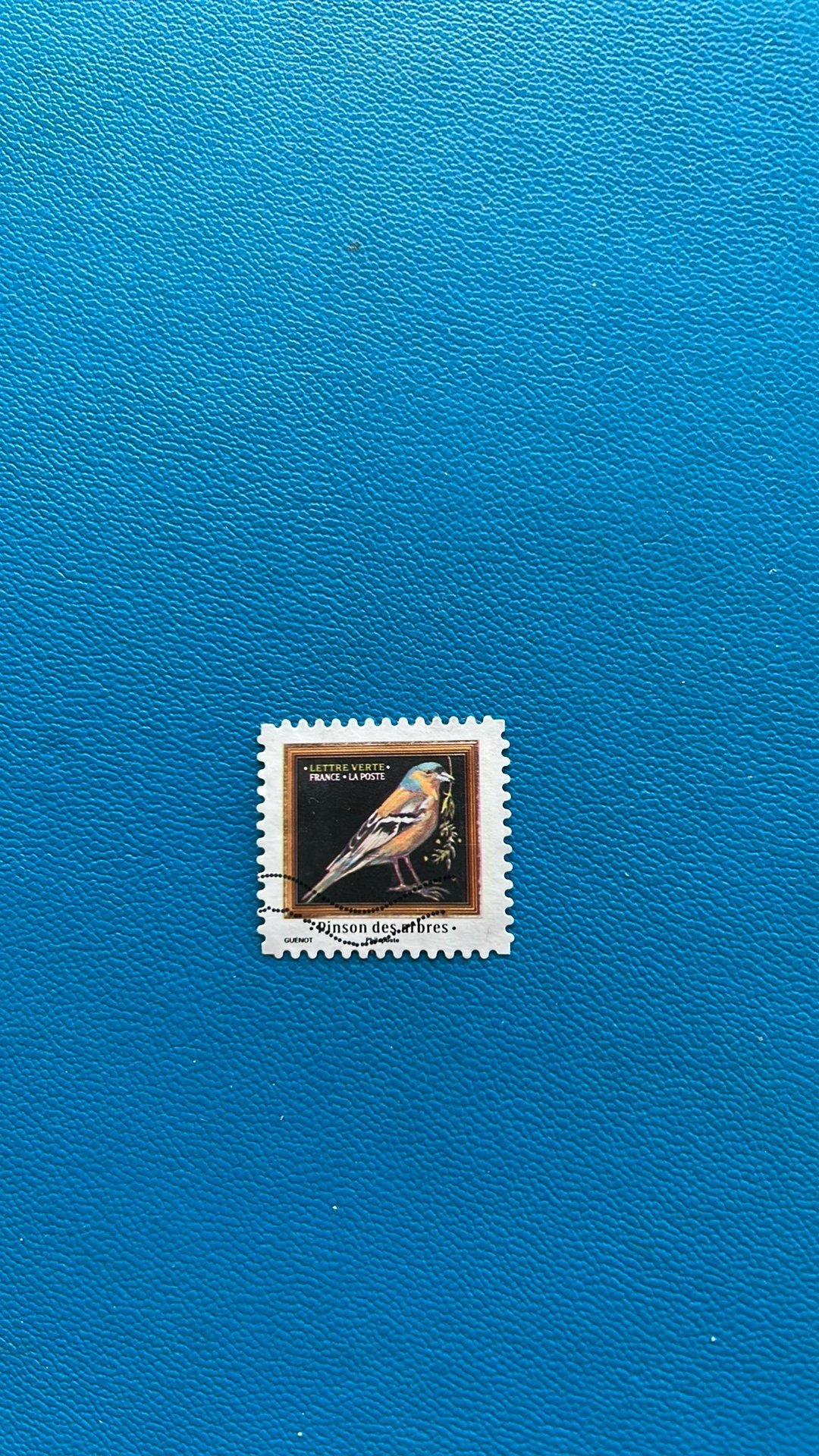 Frankrijk Vinkje  la poste, Verzenden, Gestempeld
