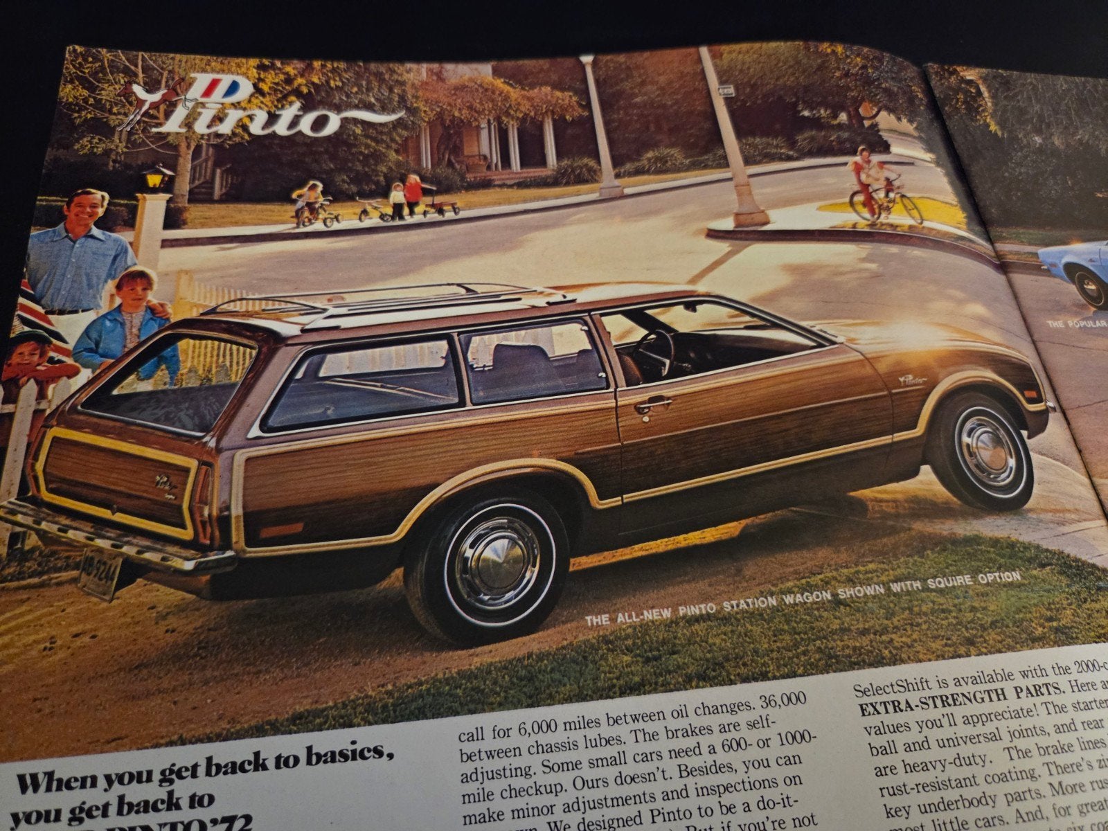 Brochure Ford Pinto 1972 USA, Ophalen of Verzenden, Zo goed als nieuw, Ford
