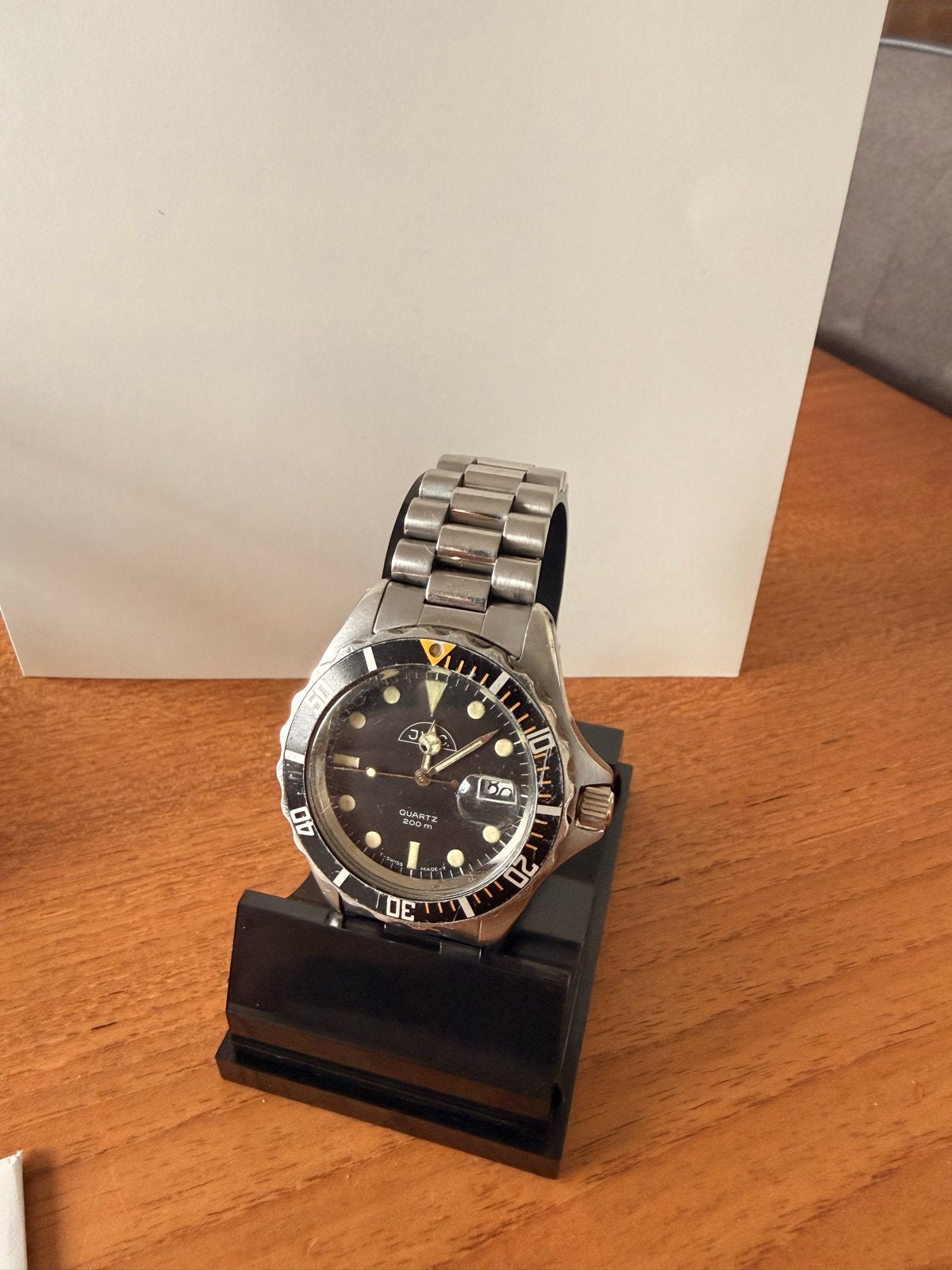 Vintage  Horloge - Werking Onbekend, Sieraden, Tassen en Uiterlijk, Horloges | Heren, Gebruikt, Polshorloge, Seiko, Staal, Ophalen of Verzenden