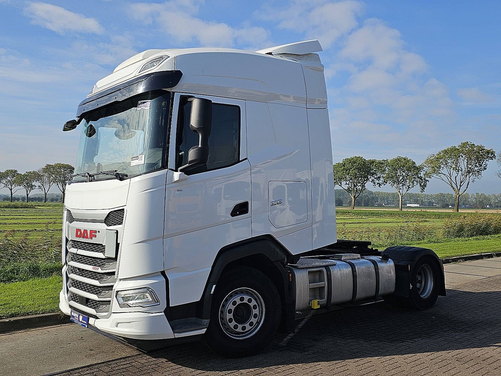 DAF XG 480 449tkm, Auto's, Automaat, Euro 6, Wit, Verwarmde buitenspiegels