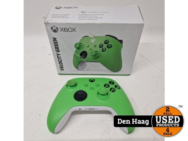 Xbox Wireless Controller Velocity Green | Nette staat, Microsoft, Zo goed als nieuw, Support@microsoft.com, Microsoft Corporation
One Microsoft Way
Redmond, WA 98052-6399
USA