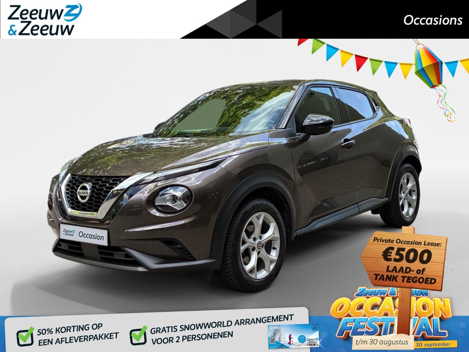 Nissan Juke 1.0 DIG-T N-Connecta CRUISE CONTROL | STOELVERWA, Auto diversen, Bruin, Nissan Nederland BV, Herikerbergweg 214
1101 CM  Amsterdam, NL