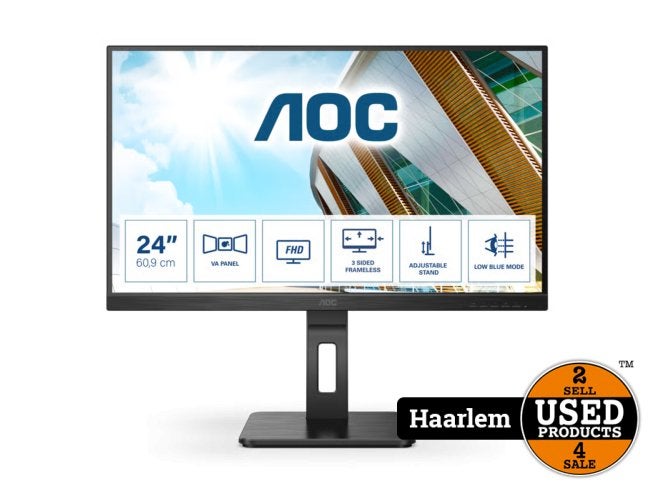 AOC  Pro-line 24P2QM - TFT LCD - 30k 86kHz - 1920x1080, Flex Ltd., Zo goed als nieuw, https://flex.com/contact-us, Nobelstraat 10, 5807 GA Oostrum