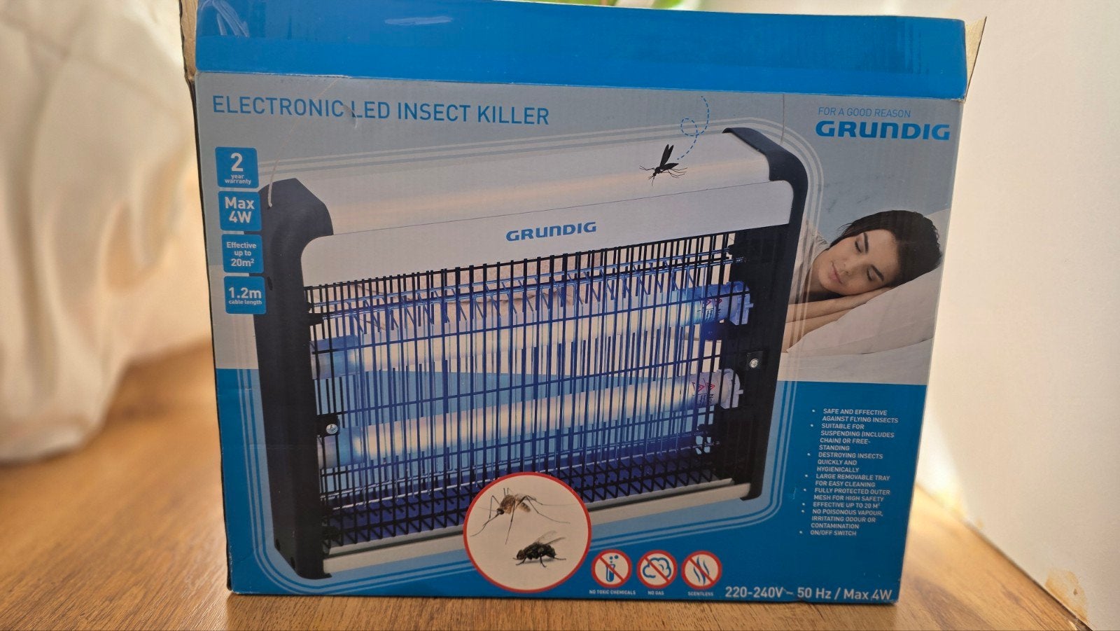 Grundig Elektronische LED Insectenverdelger (nieuw), Ophalen, Nieuw