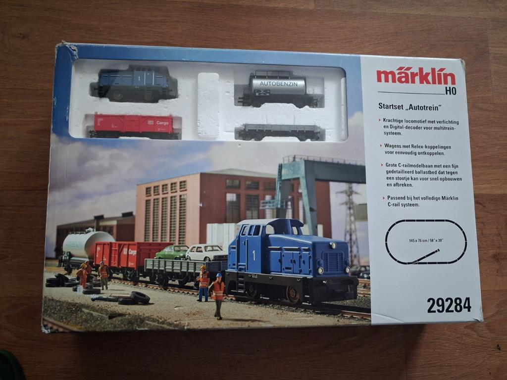 Märklin H0 Startset "Autotrein" 29284, Hobby en Vrije tijd, Modeltreinen | H0, Ophalen, Wisselstroom, Treinset, Märklin