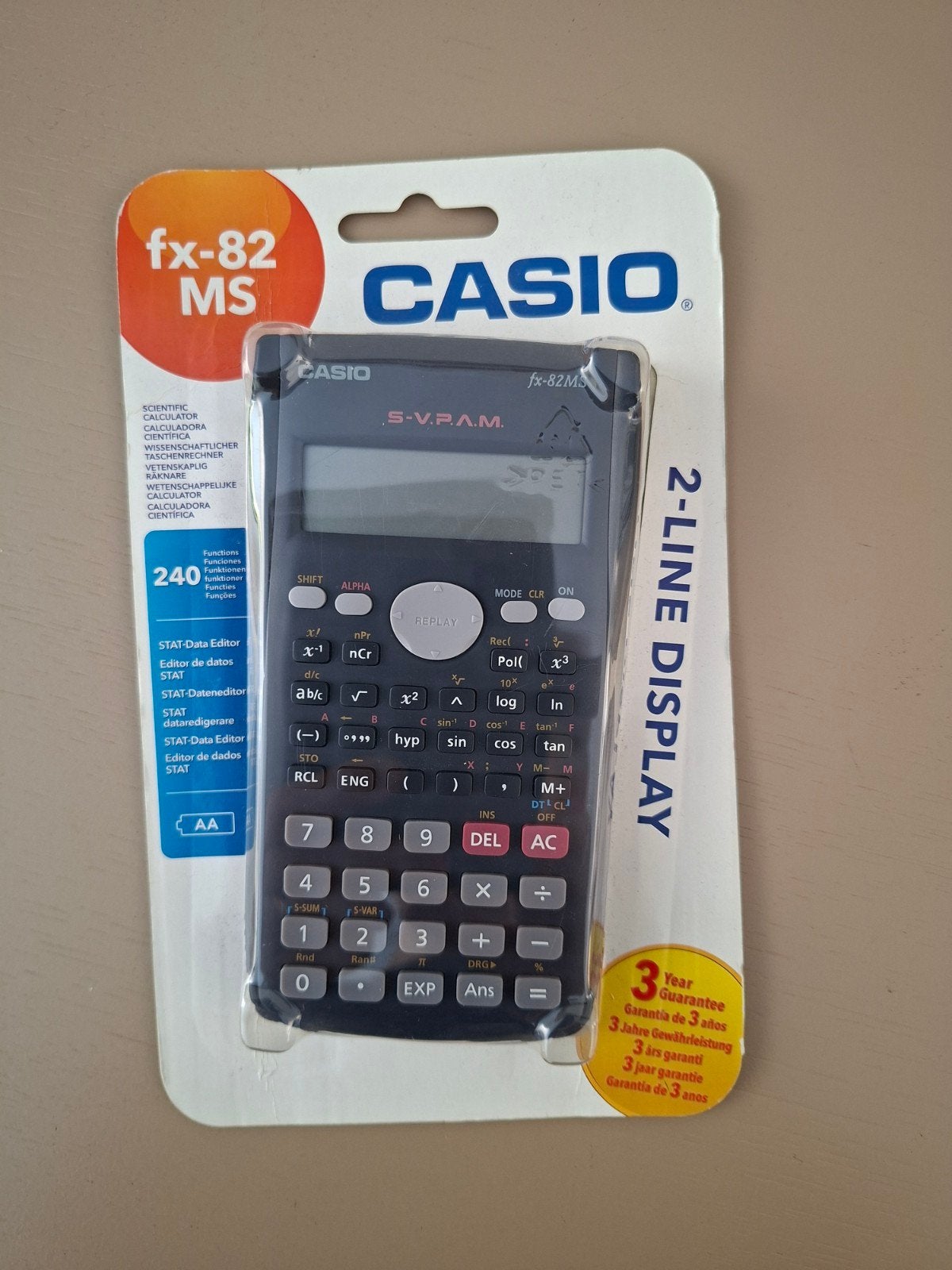 Casio Fx-82 MS calculator NIEUW in verpakking, Ophalen of Verzenden, Nieuw