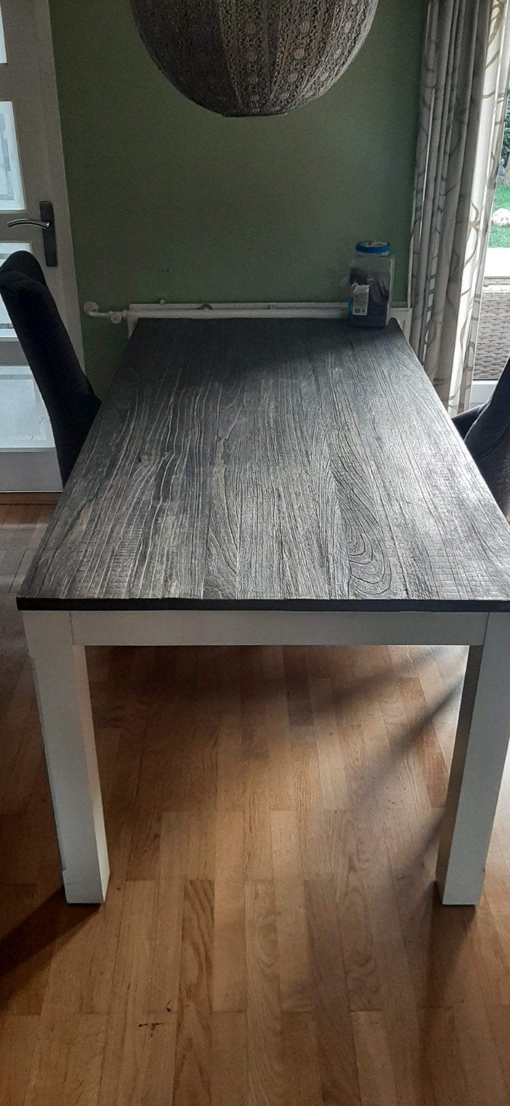De Bommel Eettafel met Stoelen - Landelijke Stijl, Huis en Inrichting, Ophalen, Gebruikt, 50 tot 100 cm, Vijf personen of meer