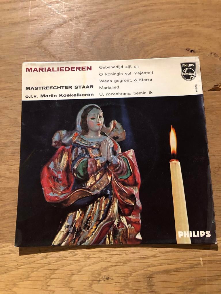 Marialiederen - Mastreechter Staar o.l.v. Martin Koekelkoren, Gebruikt, Originele persing, 7 inch, Ophalen of Verzenden