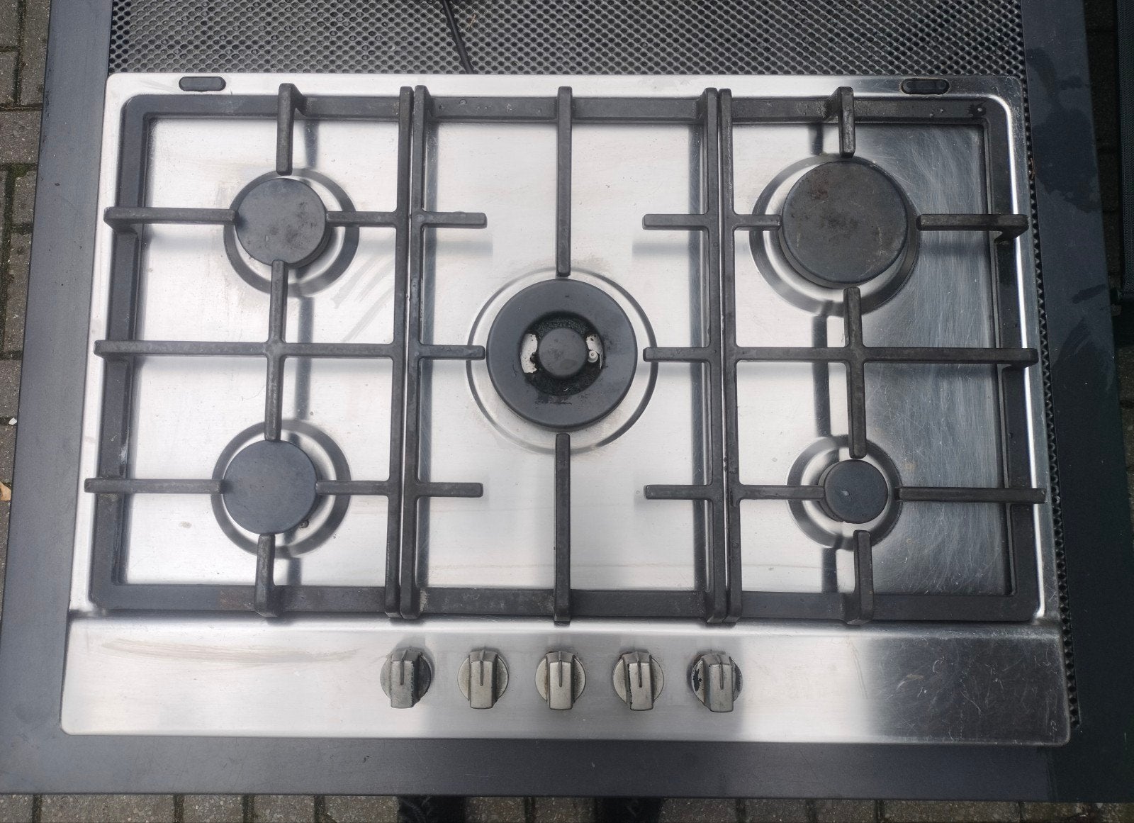 5 pits kookplaat, Ophalen, Gebruikt, Inbouw, Gas