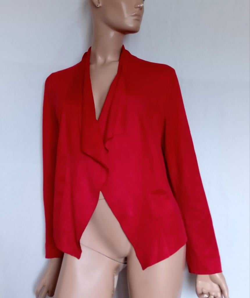 MARCCAIN Suede look Vest / Jasje , Maat 38 - 40, Kleding | Dames, Truien en Vesten, Ophalen of Verzenden, Zo goed als nieuw, Maat 38/40 (M)