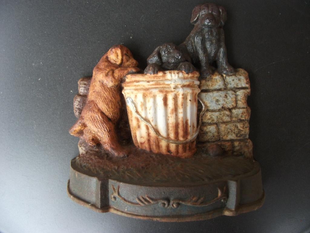 Decoratieve deurstopper gietijzer, Antiek en Kunst, Ophalen of Verzenden
