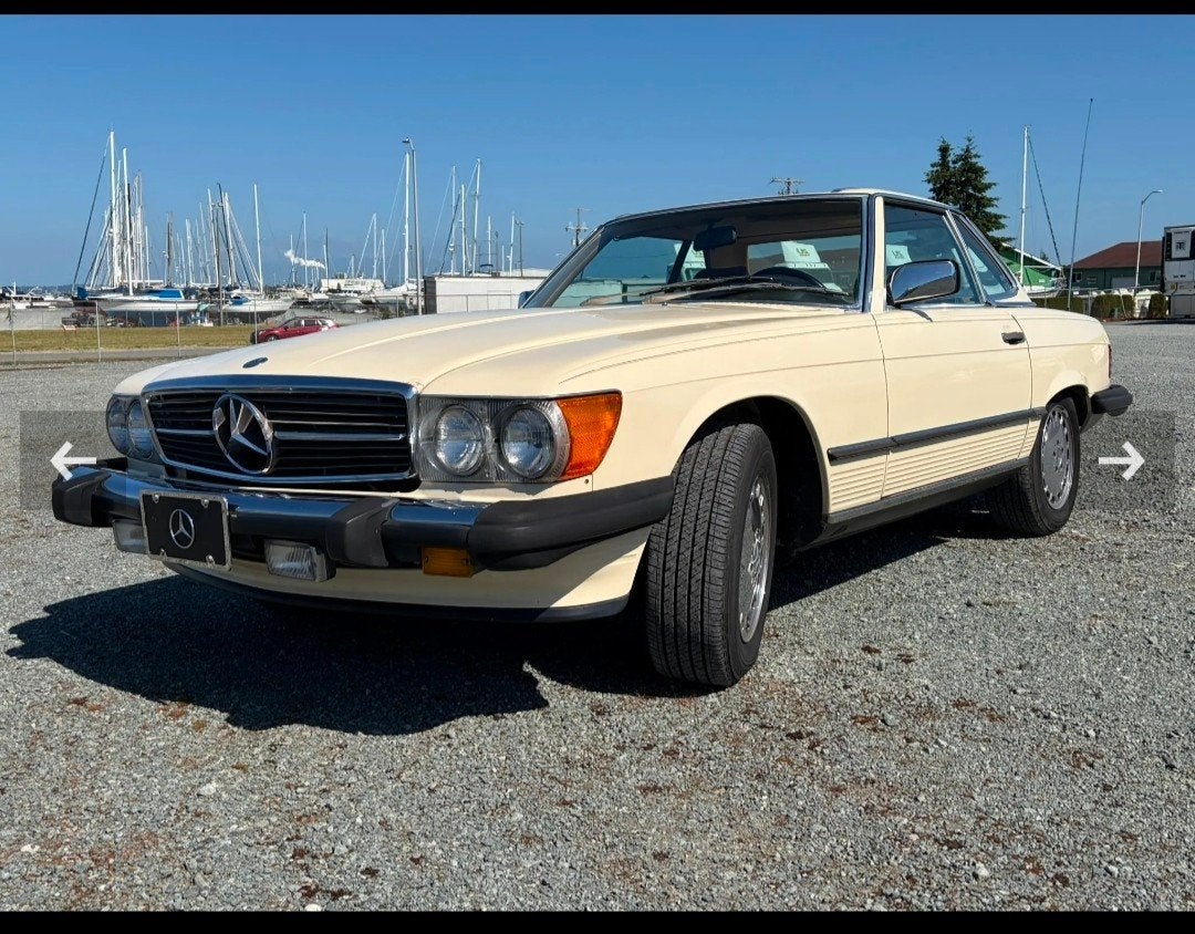 te koop: Mercedes 560SL r107 1986 Wegenbelastingvrij, Auto's, Automaat, Achterwielaandrijving, 5600 cc, Cabriolet