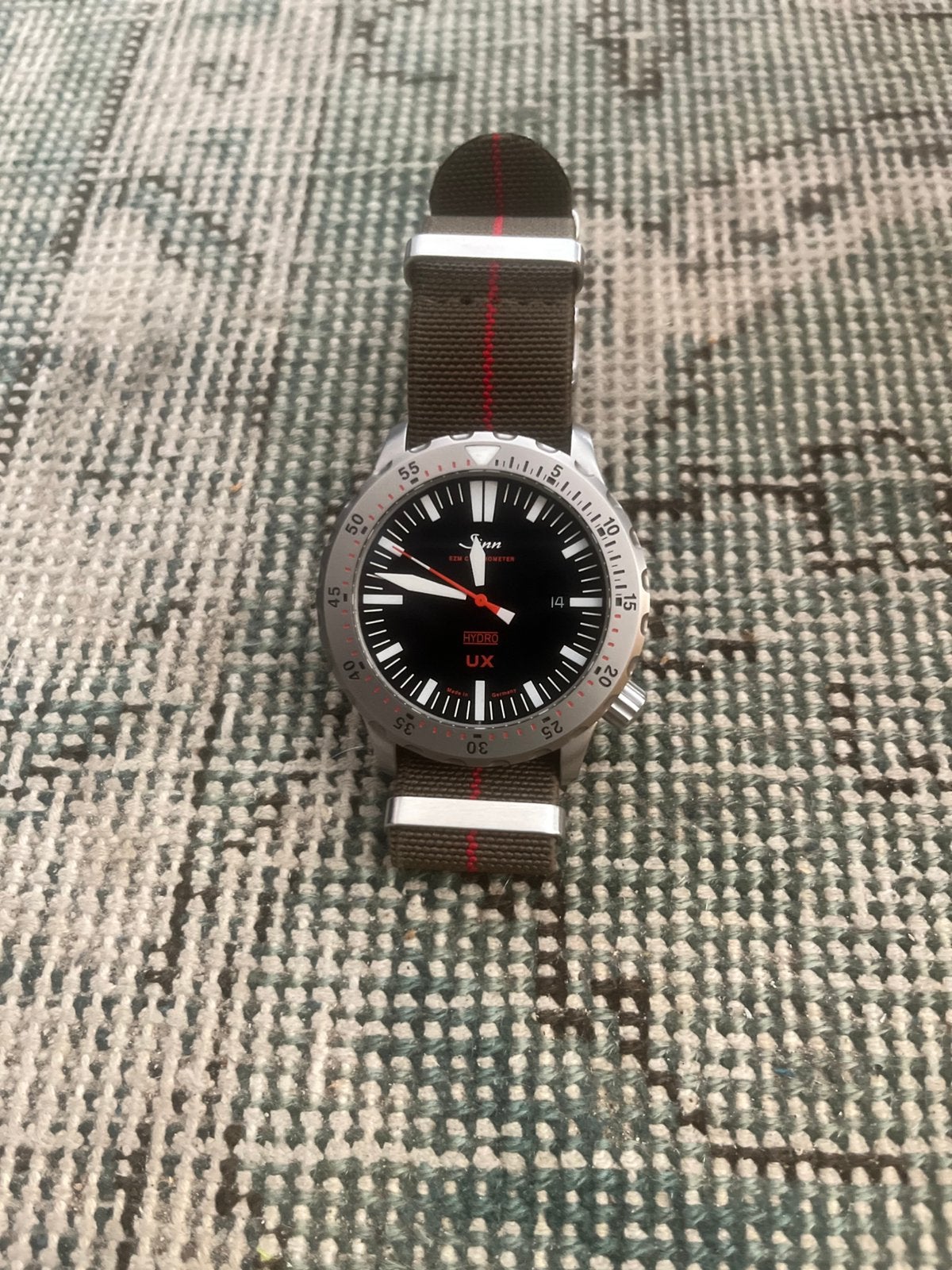 Sinn UX full set, Sieraden, Tassen en Uiterlijk, Horloges | Heren, Staal, Staal, Polshorloge, Zo goed als nieuw