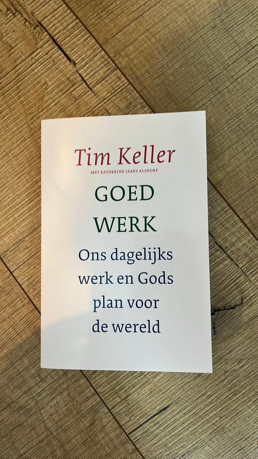 Goed werk, Tim Keller, Ophalen of Verzenden, Zo goed als nieuw