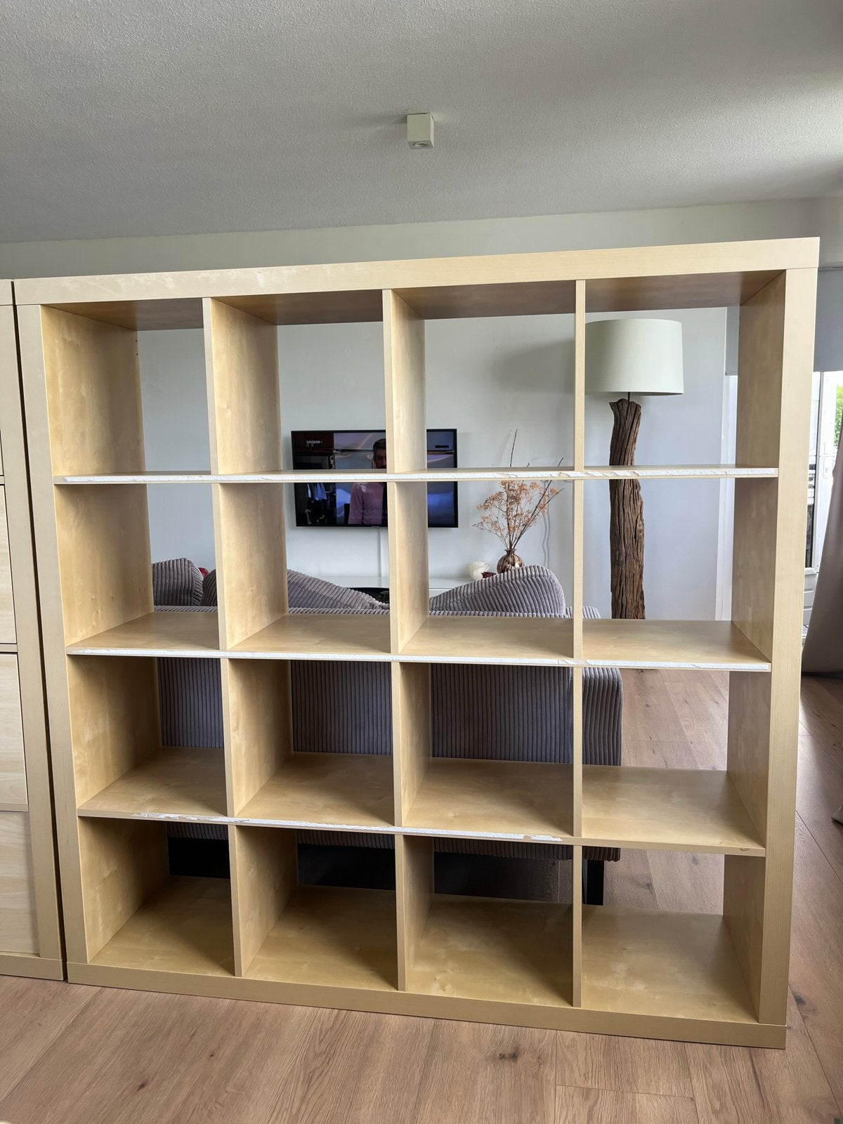 IKEA Kallax kast 147x147 cm (16 vakken) - eikeneffect, Ophalen, Met plank(en), Gebruikt, 100 tot 150 cm