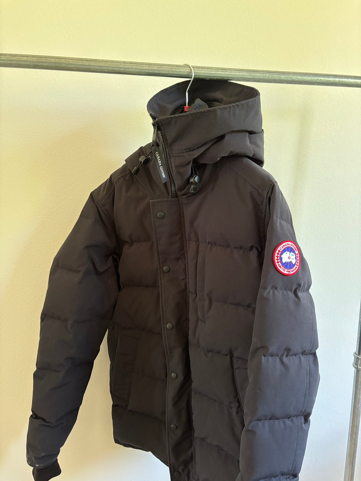 Canada goose carson parka maat M navy, Ophalen of Verzenden, Zo goed als nieuw, Maat 56/58 (XL), Blauw