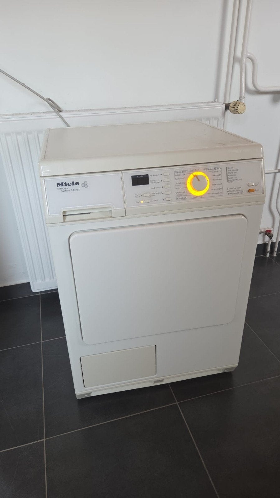 miele softcare system T4423 C condensdroger, Witgoed en Apparatuur, Wasdrogers, Ophalen, 6 tot 8 kg, Gebruikt, Onbekend