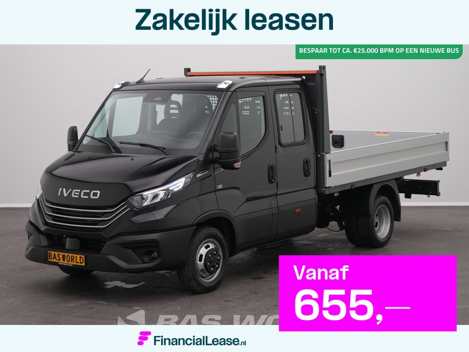 Iveco Daily 35C21 3.0L Automaat Dubbel Cabine 210PK Dubbellu, Automaat, Stof, Euro 6, 4 cilinders