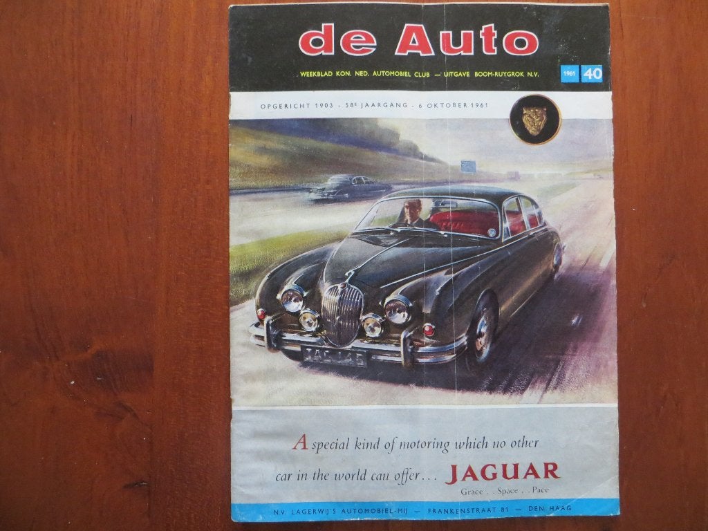 De Auto nr. 40 1961 Simca 1000, Volkswagen 1500, Bond 250 G, Ophalen of Verzenden, Zo goed als nieuw, Volkswagen