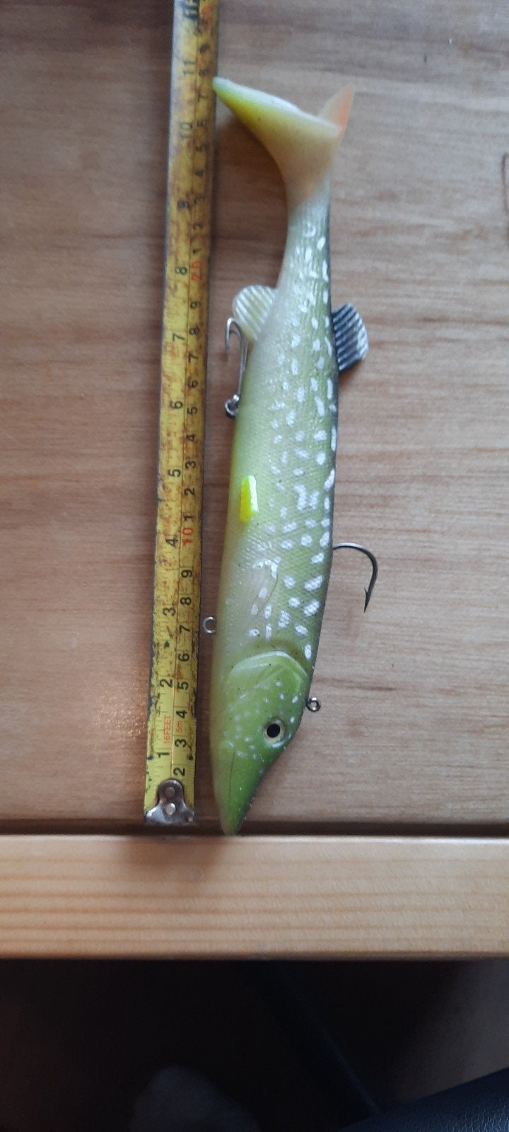 Snoek kunstaas, Ophalen of Verzenden, Gebruikt