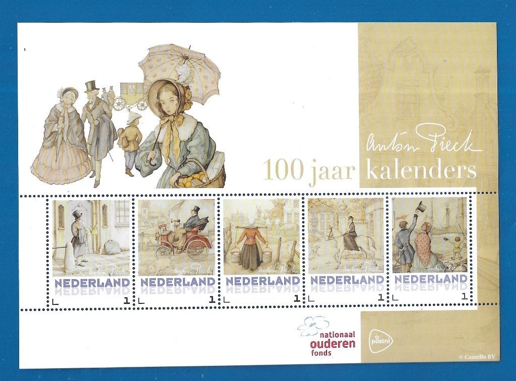 Pers. Postzegels Nat.Ouderenfonds 2013 - Anton Pieck  (b), Verzenden, Na 1940, Postfris