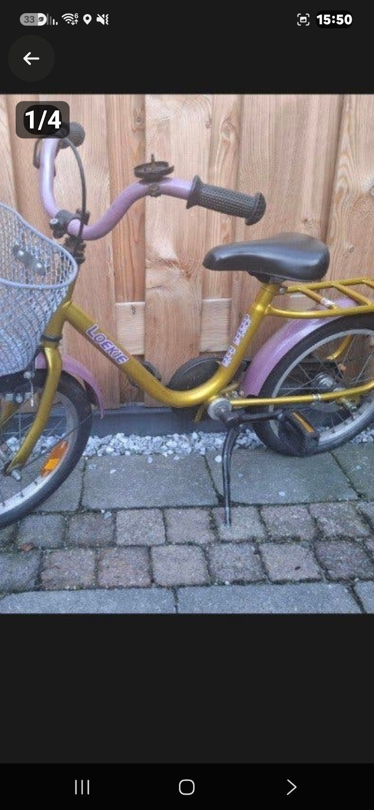 Mooie Loekie Meisjesfiets (16 inch) met Mandje – In goede, Ophalen of Verzenden