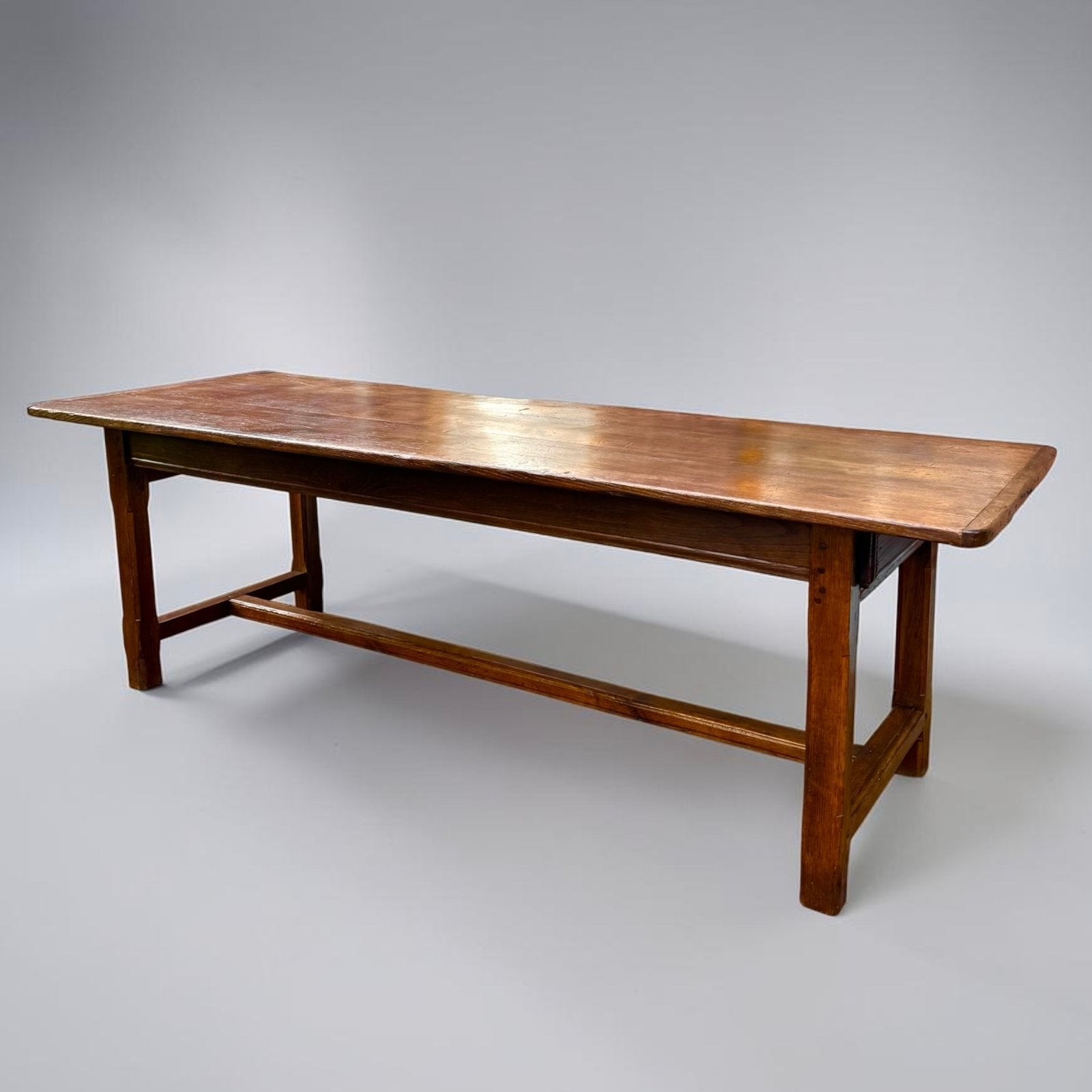 Antieke Franse eettafel tafel eikenhout 245 cm, Ophalen