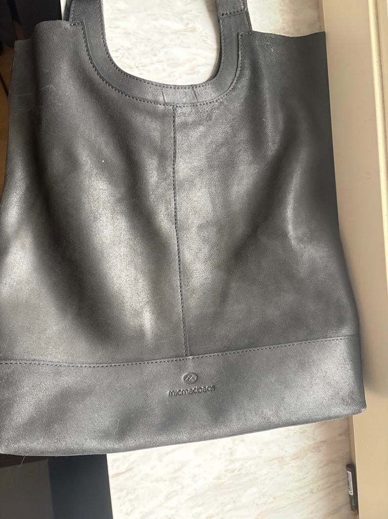 Micmacbags Leren Shopper - Zwart, Ophalen of Verzenden, Gebruikt, Zwart, Shopper