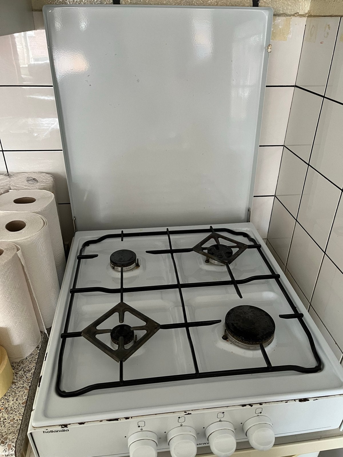 Hollandia Mastercook gasfornuis met 4 kookzones, Witgoed en Apparatuur, Ophalen, Gebruikt, 4 kookzones, Gas