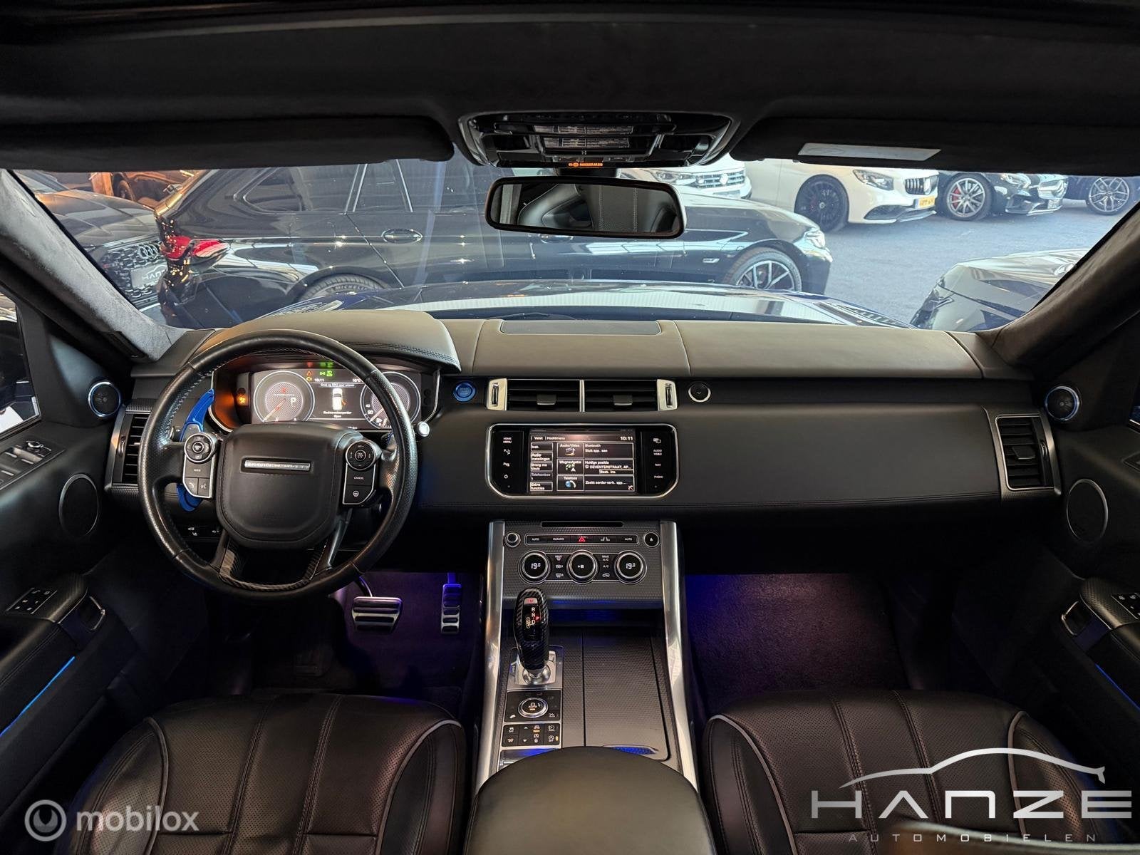 Land Rover Range Rover Sport 5.0 V8 Supercharged SVR MAXTON, Automaat, Euro 5, 3000 kg, Zwart