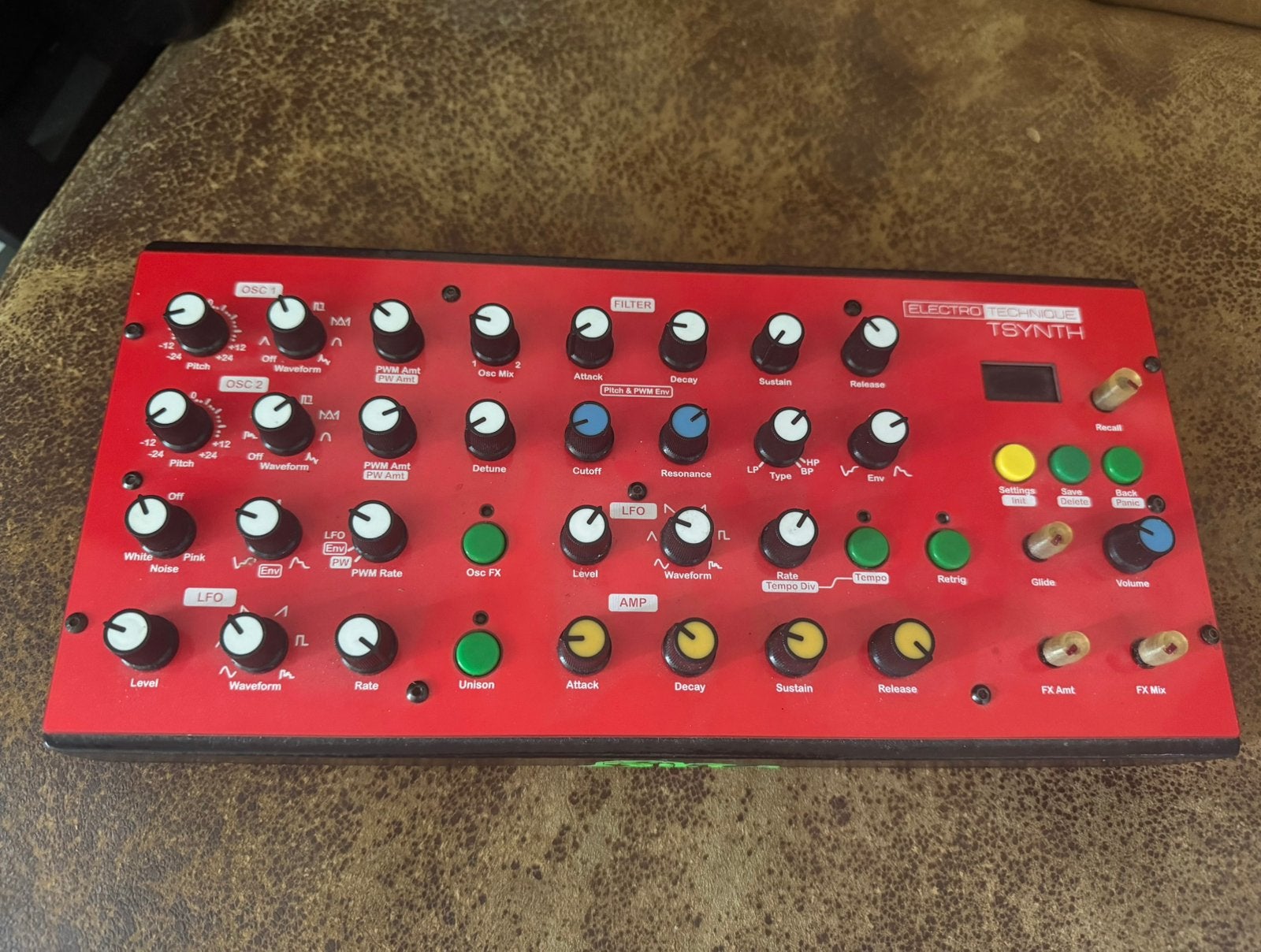 Electrotechnique TSynth Synthesizer – Zeldzaam – MIDI/USB, Muziek en Instrumenten, Ophalen, Gebruikt, Overige aantallen, Overige merken