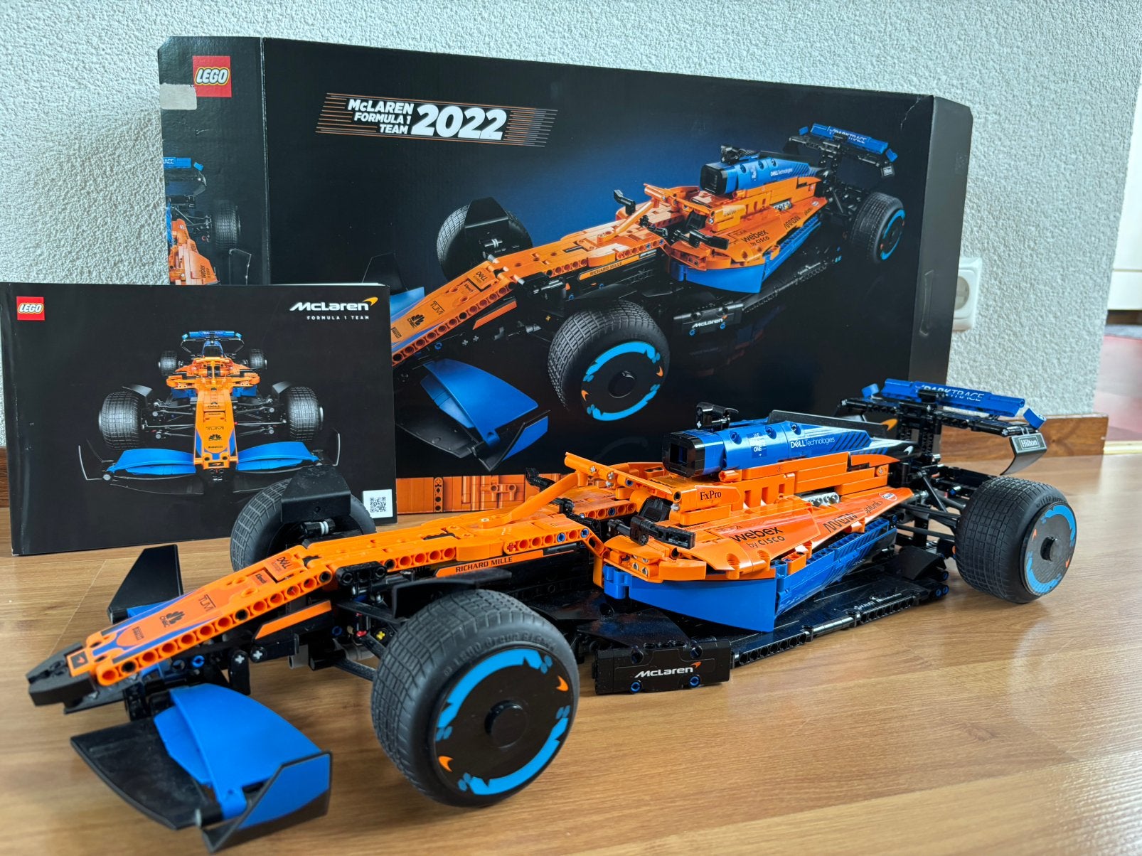 LEGO technic Mclaren Formule 1 2022 42141, Lego, Ophalen of Verzenden, Zo goed als nieuw, Compleet