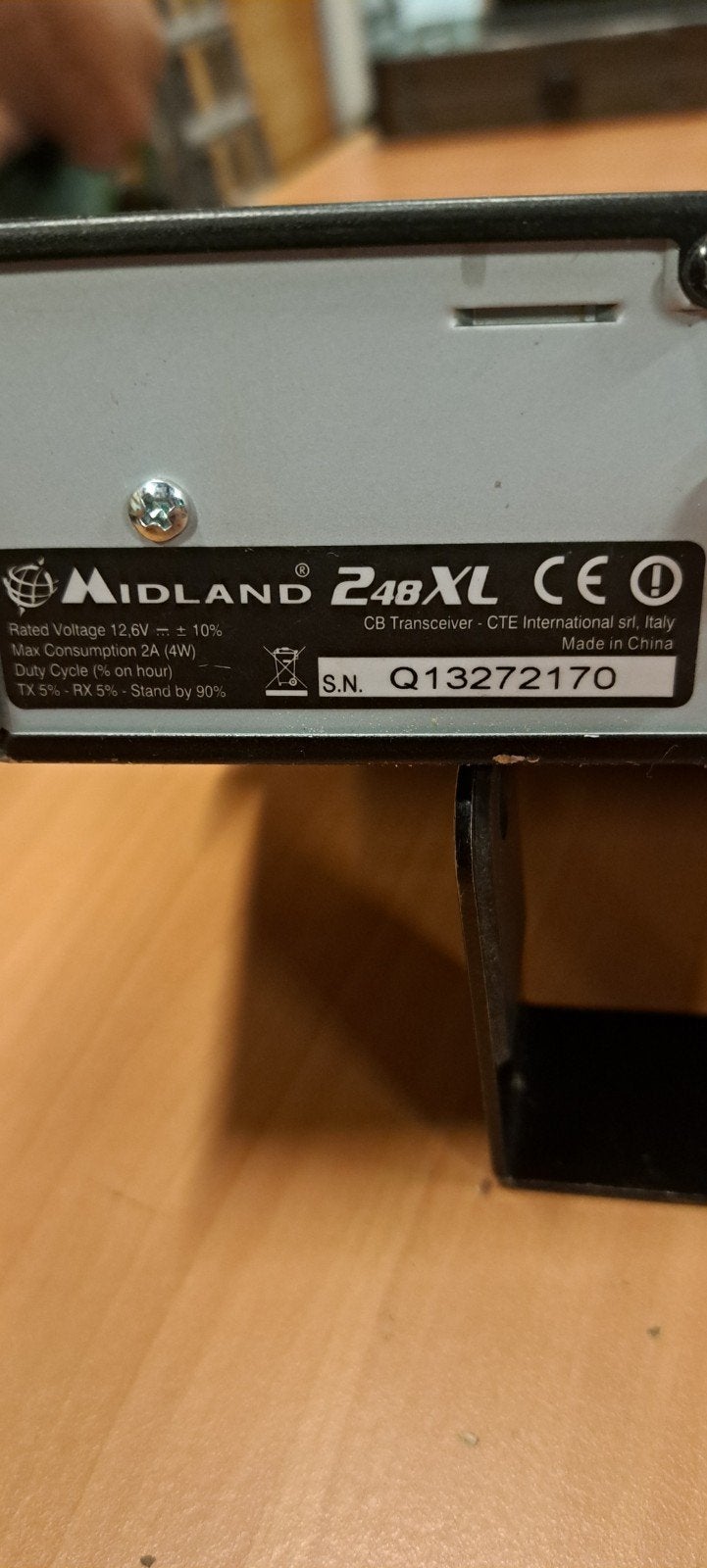 Midland 248 XL, Ophalen of Verzenden, Gebruikt