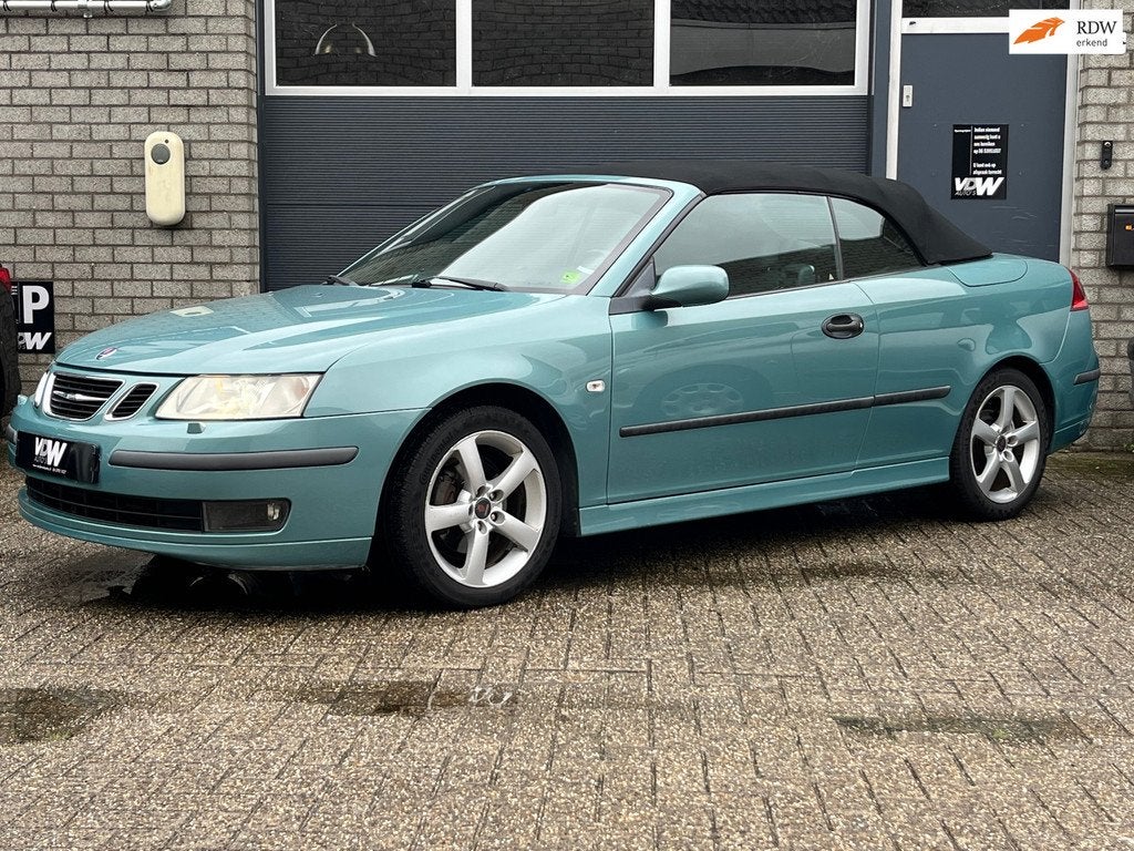 Saab 9-3 Cabrio 1.8t Vector automaat NL auto 2 de eigenaar !, Auto's, Saab, Bedrijf, Te koop, Saab 9-3, ABS, Airbags, Airconditioning